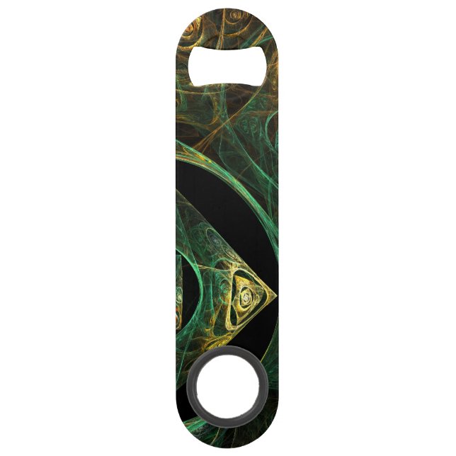 Magical Vibrations Abstract Art Speed Bottle Opener (Front)