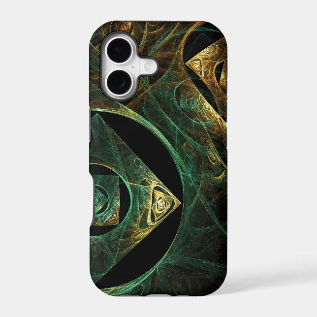 Magical Vibrations Abstract Fractal Art Design (Verso)