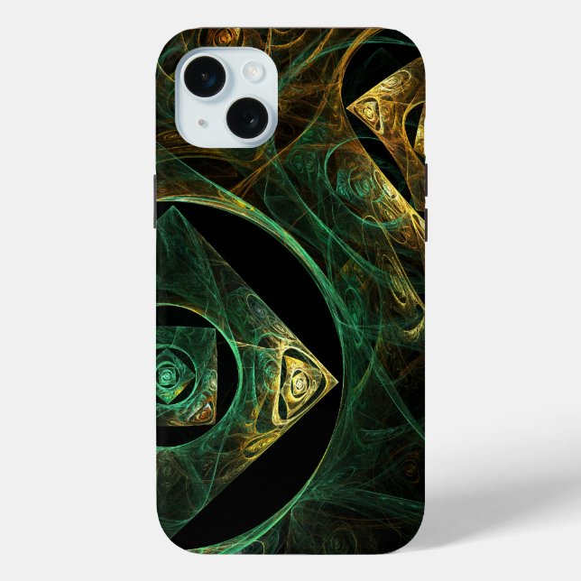Magical Vibrations Abstract Fractal Art Design Case-Mate iPhone Case (Back)