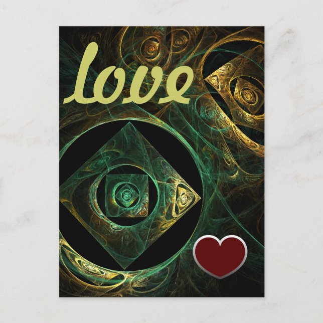 Magical Vibrations Love Postcard (Front)
