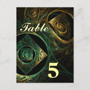 Magical Vibrations Table Number Postcard
