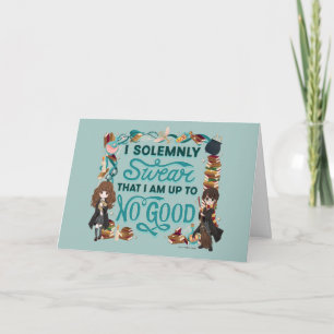Magical Watercolor "I Solemnly Swear" Card