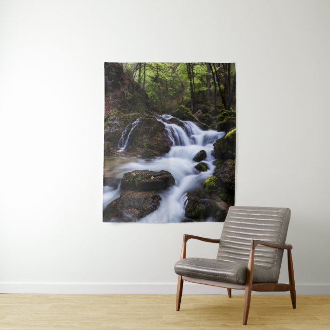 Magical waterfall in gorge Hell Tapestry (In Situ)
