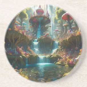 Magical Waterfall Landscape Coaster