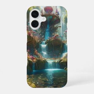 Magical Waterfall Landscape iPhone 16 Case
