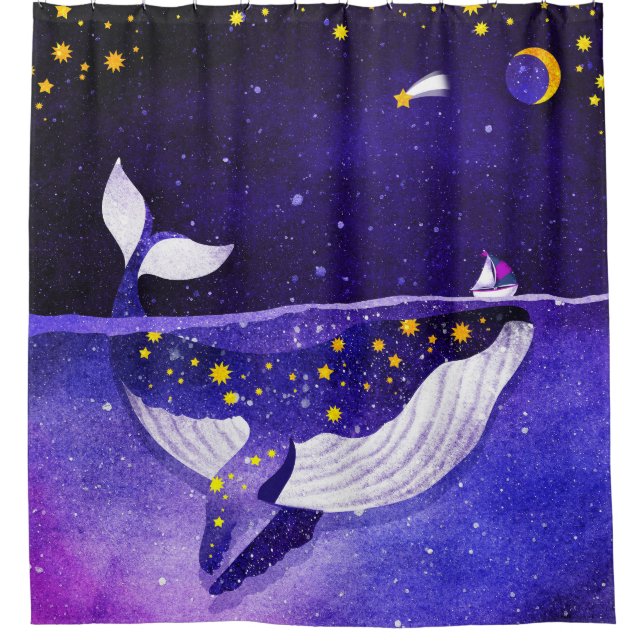 Magical Whale: Dark Ocean Night (Front)