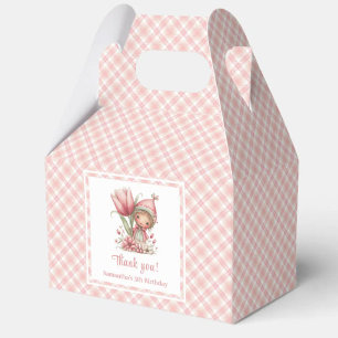 Magical Whimsy Pink Floral Girl Birthday Favour Bo Favor Box