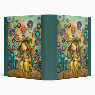 Magical Whispers Amongst The Flowers Binder