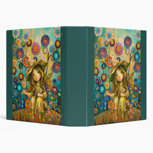 Magical Whispers Amongst The Flowers Binder