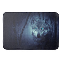 Magical Wild Wolf with Amazing Blue Eyes