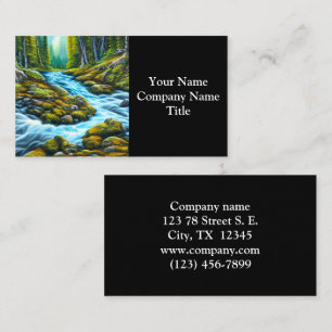 Magical Wilderness Bubbling Brook Business Card