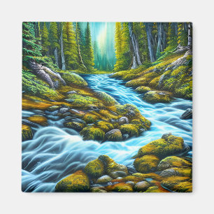 Magical Wilderness Bubbling Brook Magnet