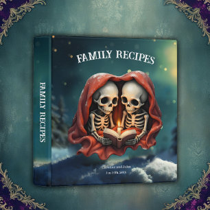 Magical winter moments, two skeletons binder