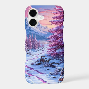 Magical Winter Snow Art iPhone 17 Case Mate