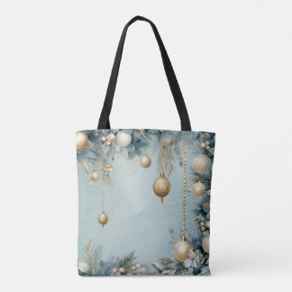 Magical Winter Snow Ornament Tote Bag