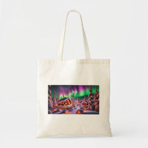 Magical Winter Wonderland: Santa's Village Tote Bag