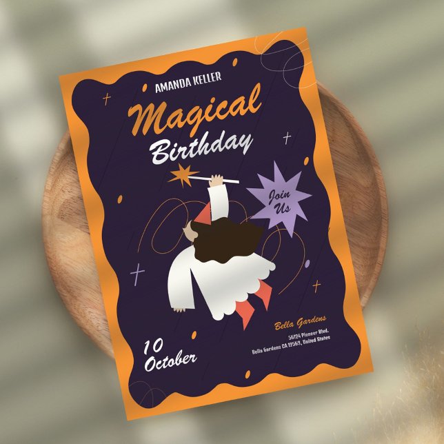 Magical Witch Birthday Invitation (Creator Uploaded)
