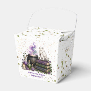 Magical Witches & Wizard Birthday Party Favor Box