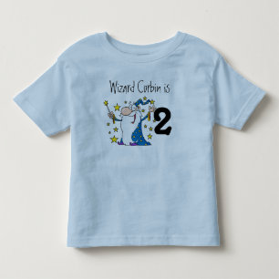 Magical Wizard Customizable Birthday T-shirt