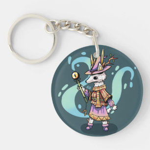 Magical wolf keychain