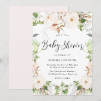 Magical Wonderland Greenery Blush Baby Shower