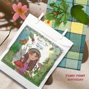 Magical Woodland Fairy First Birthday Favour Bag