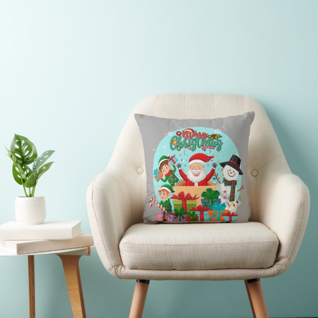 magicalholiday throw pillow (Chair)