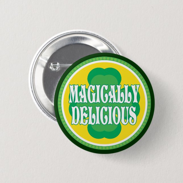 Magically Delicious 2 Inch Round Button (Front & Back)