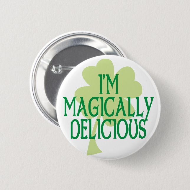 Magically Delicious 2 Inch Round Button (Front & Back)