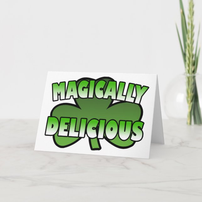 Magically Delicious Greeting Card (Front)