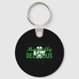 Magically Delicious Lucky Charms Men Women St Patr Keychain