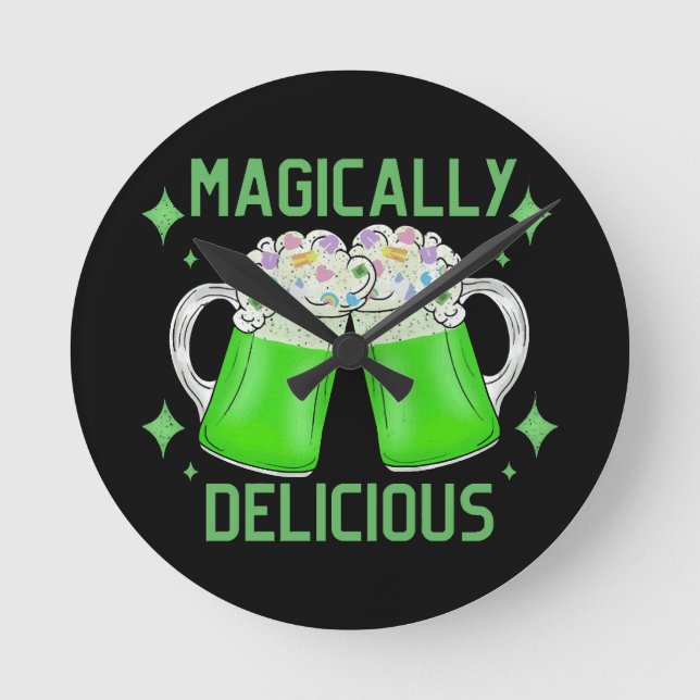 Magically delicious round clock (Front)