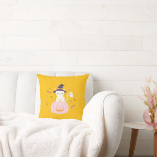 Magically Kind & Spookily Sweet hoodies Throw Pillow
