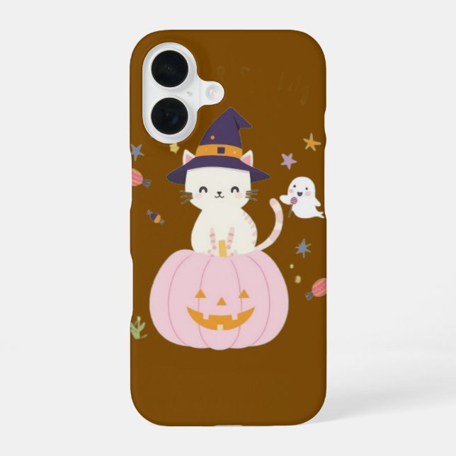 Magically Kind & Spookily Sweet iPhone 16 Case (Back)