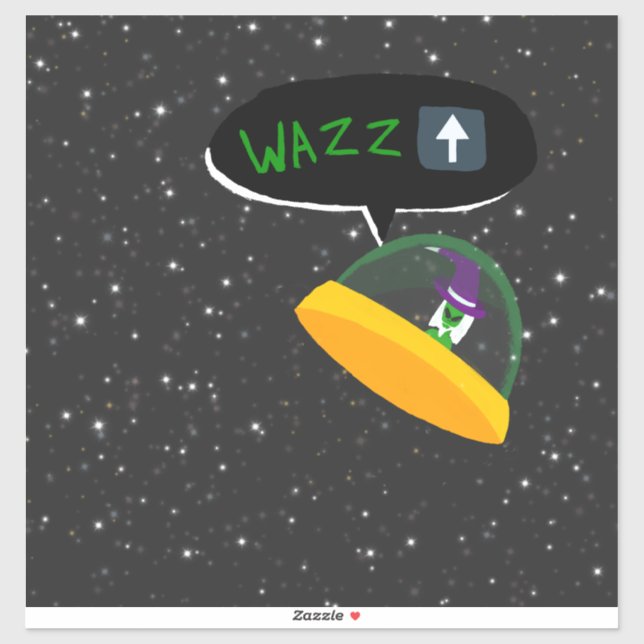 Magician Alien sticker!! (Sheet)