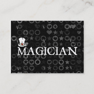 Magician and Hat Business Card