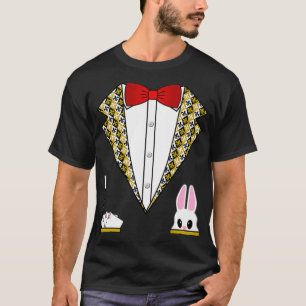 Magician Costume  Funny Tuxedo  For Kids  Adults  T-Shirt