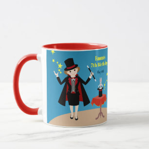 Magician Girl Show Birthday Party Mug