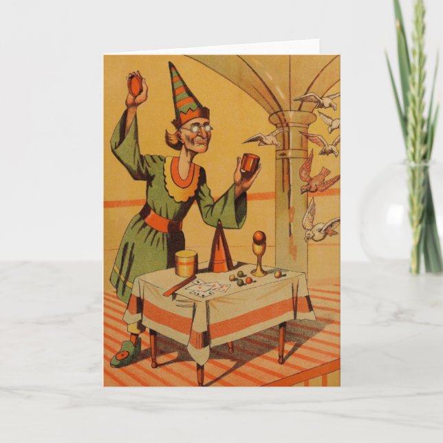 "Magician" Greeting Card (Front)