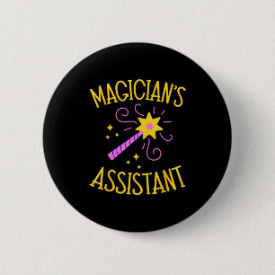 Magician Istant Costume Kids Men Women Birthday Ch 2 Inch Round Button