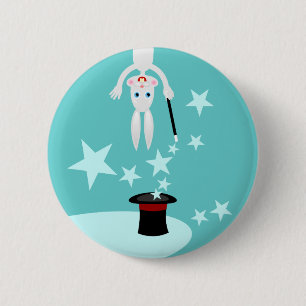 Magician kid birthday party 2 inch round button