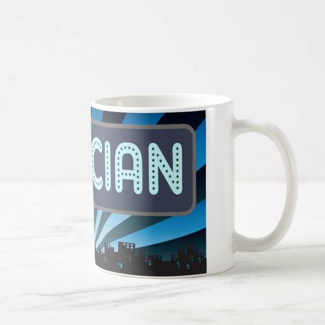 Magician Marquee Coffee Mug (Right)