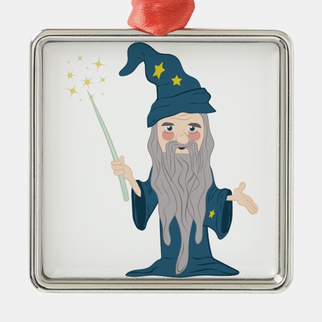 Magician Metal Ornament (Front)
