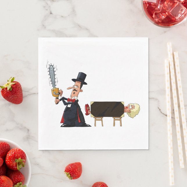 Magician Performing Napkin (Creator Uploaded)