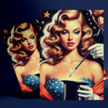 Magician Pin Up