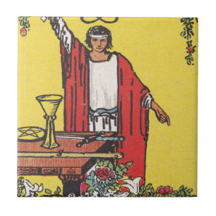 Magician Tarot Card Tile