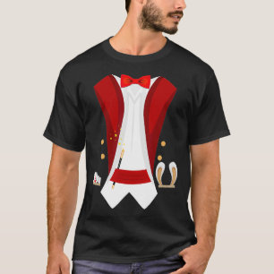 Magician Tuxedo Magical Halloween For Wizard Sorce T-Shirt