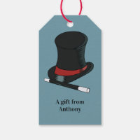 Magicians Hat and Magic Wand Personalized