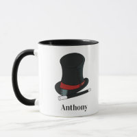 Magicians Hat and Magic Wand Personalized