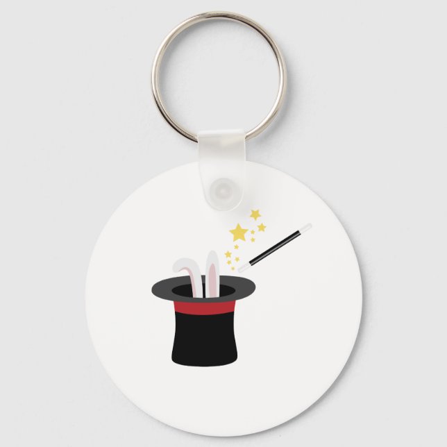 Magicians Hat Keychain (Front)